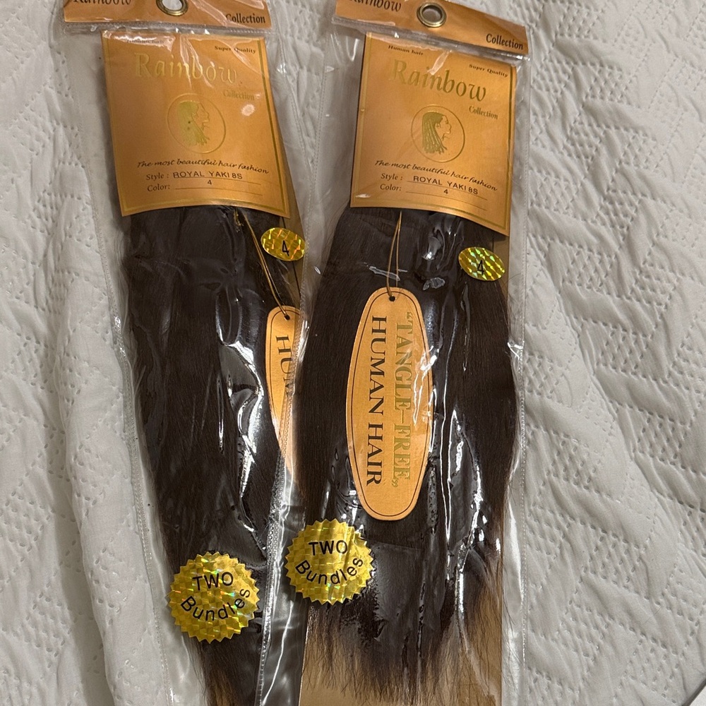 Rainbow Collection Dark Brown Human Hair Extensions